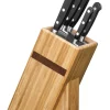 DEGLON Bloc 5 couteaux bambou 18x13x25 cm Ideal Sabatier Best