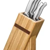 DEGLON Bloc 5 couteaux bambou 18x13x25 cm Oryx Hot