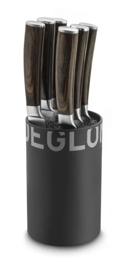 DEGLON Bloc 6 couteaux polypropylène (pp) Ø 9 cm 14 cm Grande Table Outlet