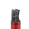 DEGLON Bloc 6 couteaux steak polypropylène (pp) Ø 9 cm 14 cm Discount