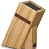DEGLON Bloc couteaux vide bambou 18x13x25 cm