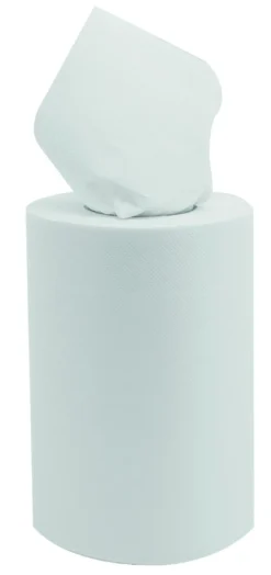 Bobine à dévidage central blanc ouate de cellulose 19,4x25 cm (9 pièces) - Aucune
