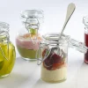 Bocal avec couvercle hermétique droit transparent verre Ø 4,5 cm - PRO.MUNDI Discount