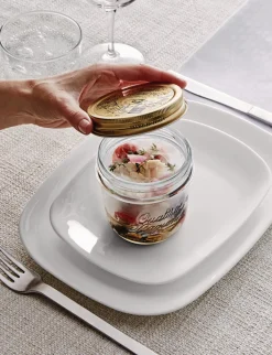Bocal avec couvercle hermétique rond or verre 20 cl Quattro Stagioni - BORMIOLI ROCCO Discount