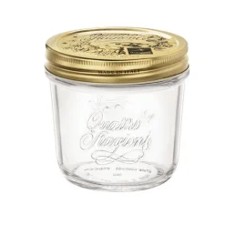 Bocal avec couvercle hermétique rond or verre 20 cl Quattro Stagioni - BORMIOLI ROCCO Discount