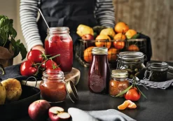 Bocal avec couvercle hermétique transparent verre Ø 9,84 cm Fido - BORMIOLI ROCCO New
