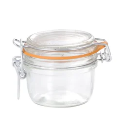 Bocal avec couvercle hermétique rond transparent verre Ø 8,3 cm Fido - BORMIOLI ROCCO Hot