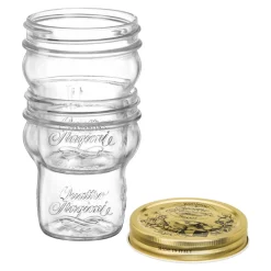 Bocal avec couvercle verre Ø 8,9 cm Quattro Stagioni - BORMIOLI ROCCO Best