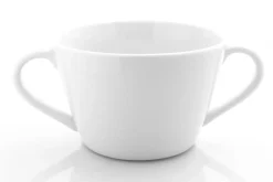 enova Bol avec anses rond blanc porcelaine culinaire Ø 12 cm Regithermie Hot