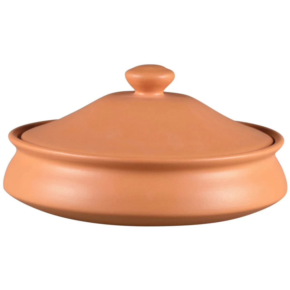 Bol avec couvercle rond baantna tero Décor Prima porcelaine Ø 19,5 cm Earth - RAK Outlet