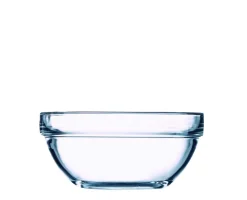 Bol avec couvercle rond transparent verre trempé Ø 12 cm Caps - LUMINARC