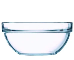 LUMINARC Bol avec couvercle rond transparent verre trempé Ø 17 cm Caps Online