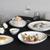 ACCOLADE Bol blanc porcelaine Ø 10 cm Silk New