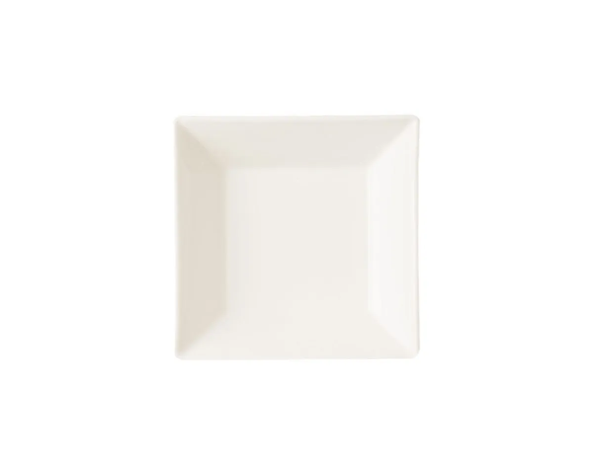 Bol carré ivoire porcelaine vitrifiée 15 cm Allspice - RAK Discount