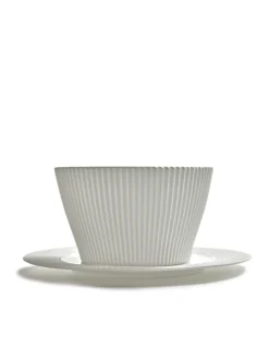 SERAX Bol conique blanc porcelaine bone china Ø 12 cm Nido Online