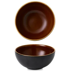 Bol conique noir porcelaine vitrifiée Ø 15,5 cm Nourish Tokyo - CHURCHILL