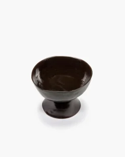 Bol de présentation rond ébène grès émaillé Ø 20,5 cm La Mère - SERAX Best
