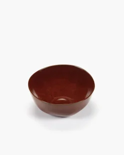 SERAX Bol de présentation rond Venetian red grès émaillé Ø 21 cm La Mère New