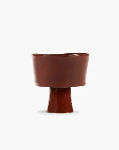 SERAX Bol de présentation rond Venetian red grès émaillé Ø 18 cm La Mère New