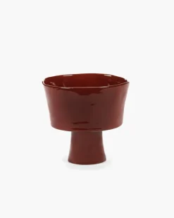 SERAX Bol de présentation rond Venetian red grès émaillé Ø 18 cm La Mère New