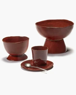 SERAX Bol de présentation rond Venetian red grès émaillé Ø 20,5 cm La Mère