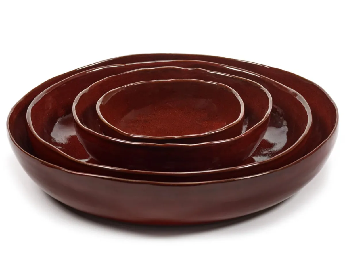 Bol de présentation rond Venetian red grès émaillé Ø 31,5 cm La Mère - SERAX Clearance