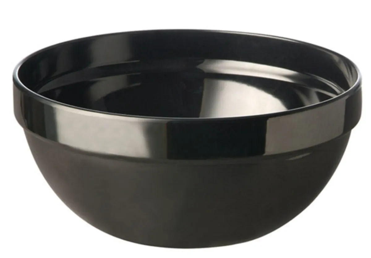 Bol mélamine noir Ø 12 cm 5,5 cm 0,25 L Casual - APS Outlet