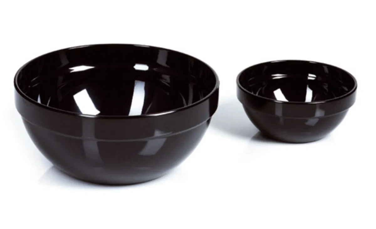 Bol mélamine noir Ø 12 cm 5,5 cm 0,25 L Casual - APS Outlet