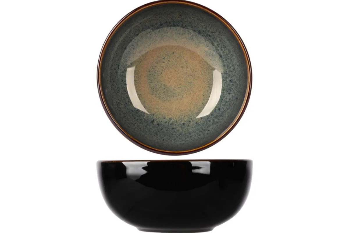 PROOF Bol noir porcelaine Ø 14 cm Bogota Outlet