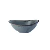 DUDSON Bol ovale bleu porcelaine vitrifiée 19,9 cm Harvest New
