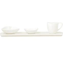 Bol ovale ivoire porcelaine vitrifiée 10 cm Shaped - RAK New