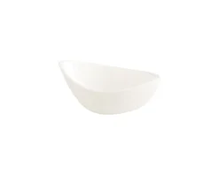 Bol ovale ivoire porcelaine vitrifiée 17 cm Minimax - RAK Best