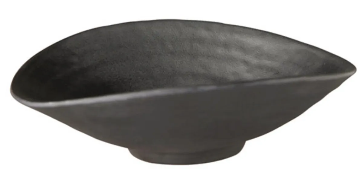 Bol ovale mélamine noir 17,5x15,5x5,5 cm 0,2 L Zen - APS New