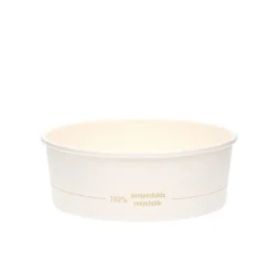 Bol papier Ø 18 cm 6 cm Oxstal (300 pièces) - EARTH ESSENTIALS Hot