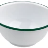 Bol profond rond blanc acier émaillé 20 cm Ø 20 cm - Aucune New