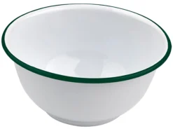 Bol profond rond blanc acier émaillé 20 cm Ø 20 cm - Aucune New