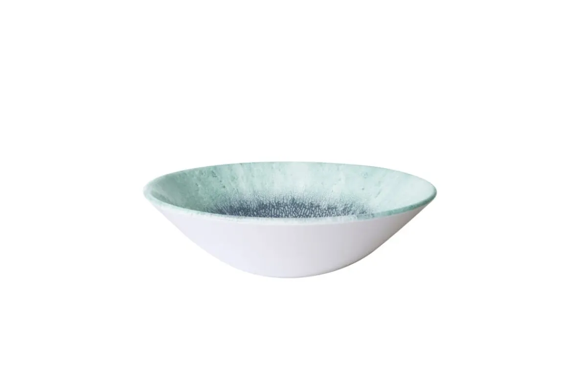 Bol rond Aquamarine porcelaine vitrifiée Ø 22 cm Fusion - CHURCHILL New