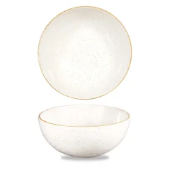 Bol rond barley white porcelaine vitrifiée Ø 18,3 cm Stonecast Barley - CHURCHILL New