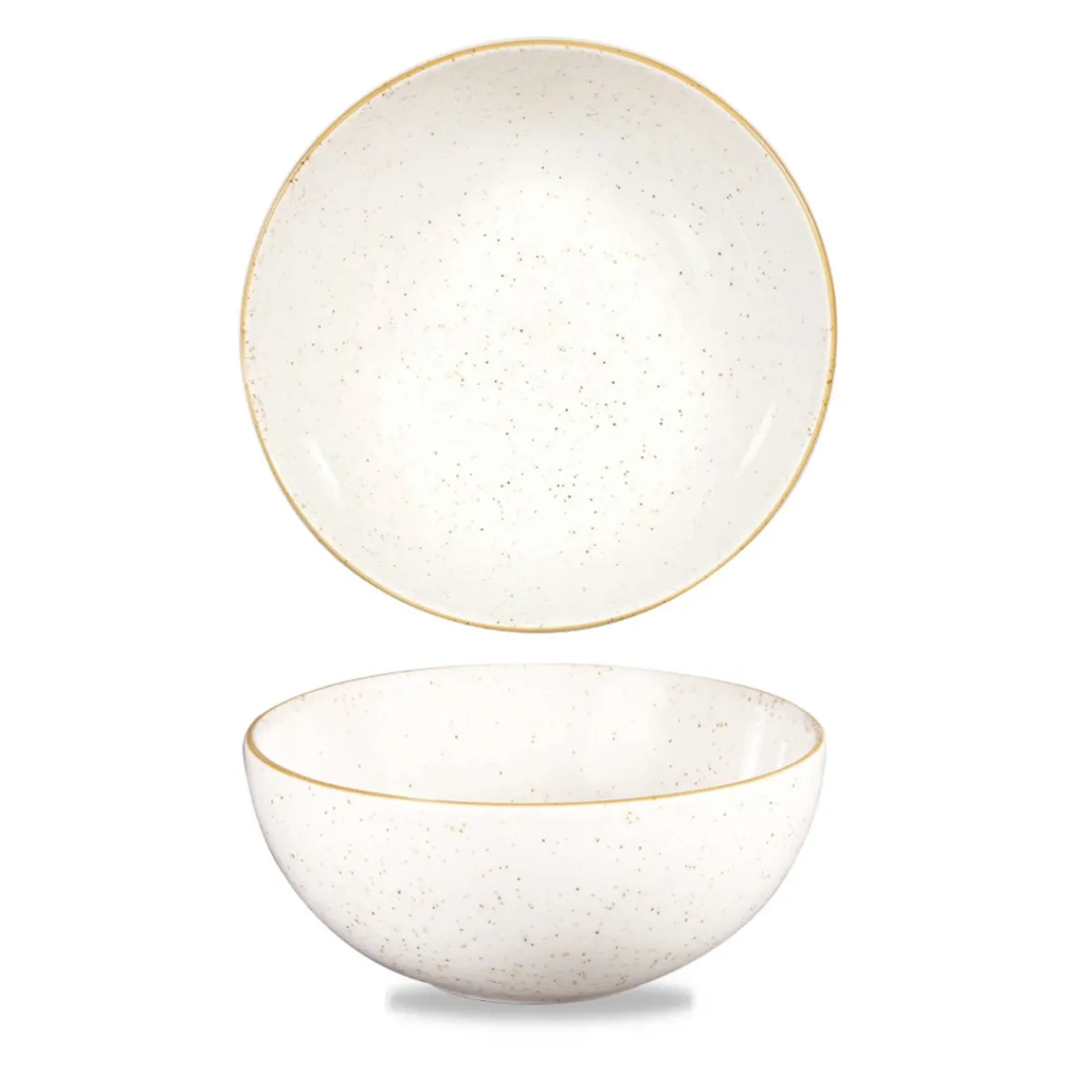Bol rond barley white porcelaine vitrifiée Ø 18,3 cm Stonecast Barley - CHURCHILL New