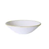 Bol rond barley white porcelaine vitrifiée Ø 22 cm Stonecast Barley - CHURCHILL Discount