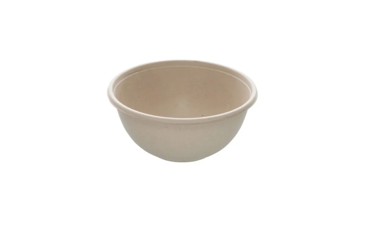 Bol rond beige Ø 17 cm 8 cm 100 cl Be Pulp (75 pièces) - Aucune Sale