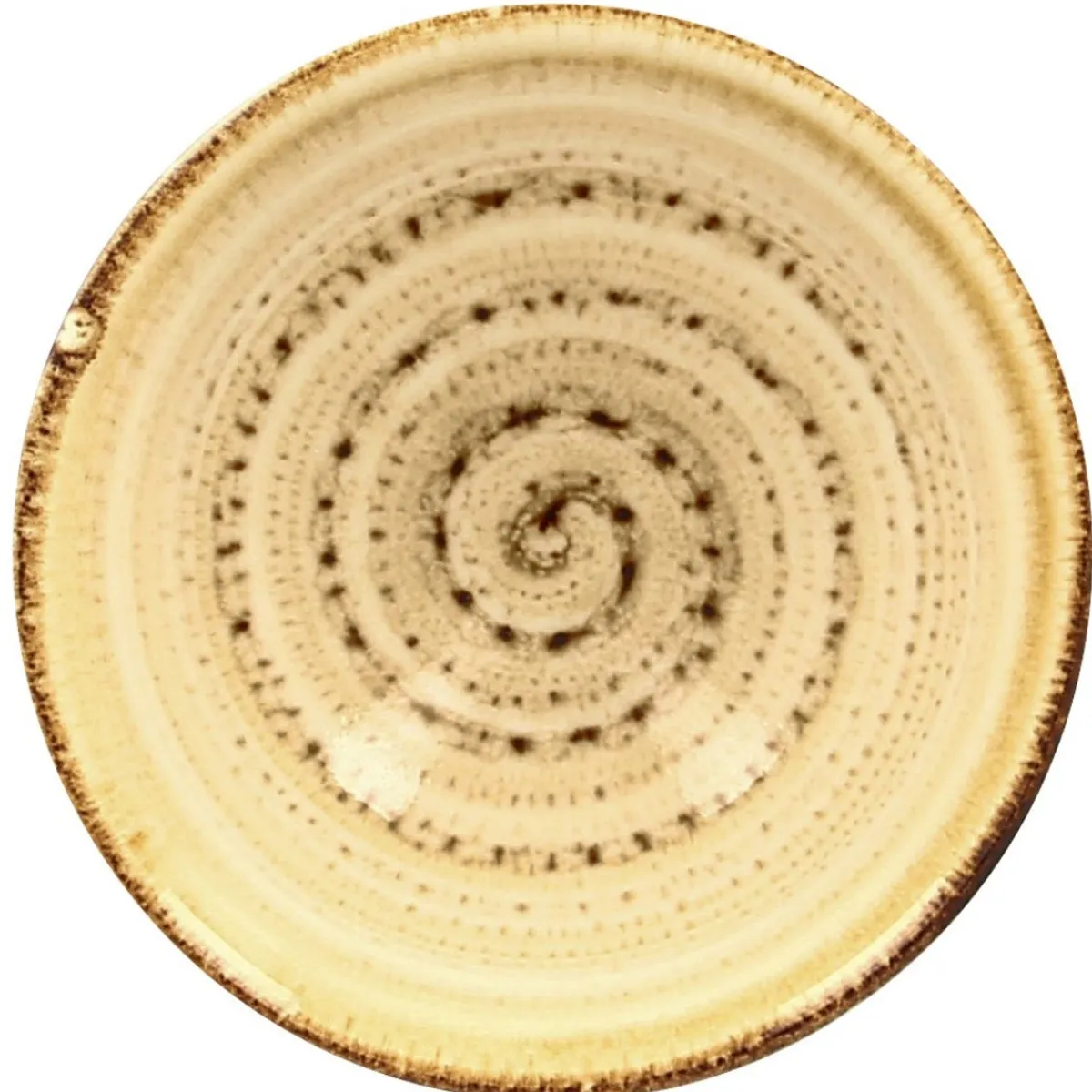 Bol rond beige porcelaine vitrifiée Ø 12 cm Twirl - RAK Hot