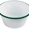 Bol rond blanc acier émaillé 11,5 cm Ø 11,5 cm - Aucune Best