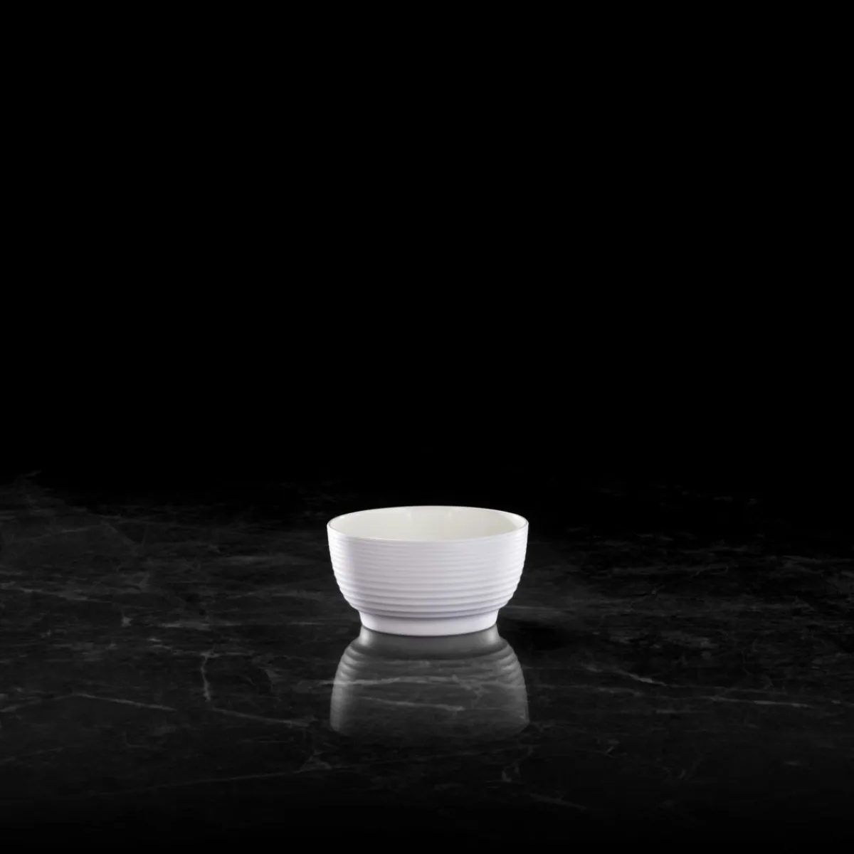 Bol rond blanc mélamine 46 cl Ø 12 cm Wave - PLATEX Discount