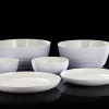 PLATEX Bol rond blanc mélamine 76 cl Ø 15 cm Wave Discount