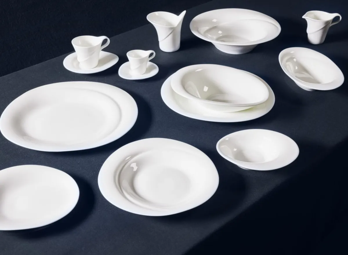 Bol rond blanc porcelaine bone china 38 cl 20,4 cm Pose - RAK Best