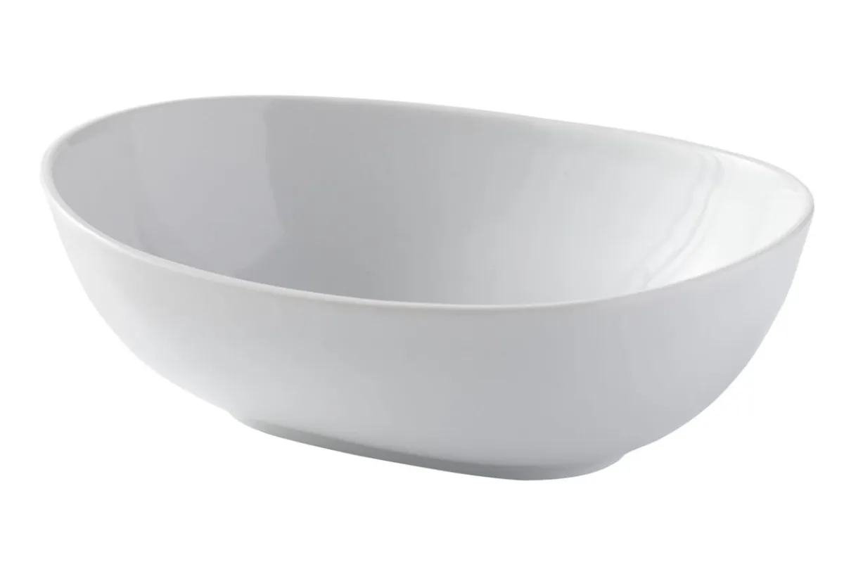 ESSENTIALS COLLECTION Bol rond blanc porcelaine 18 cm Bazik Online