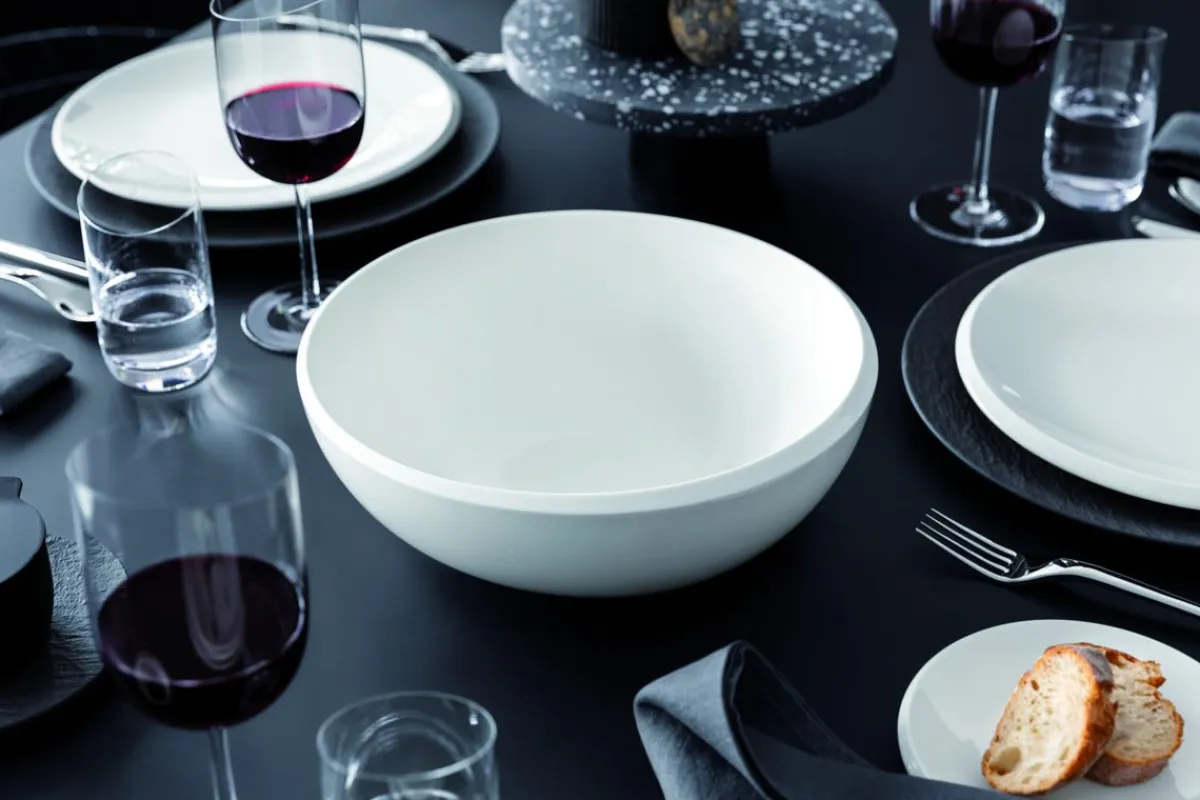 VILLEROY & BOCH Bol rond blanc porcelaine Ø 28,5 cm New Moon Outlet