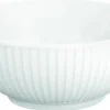 Bol rond blanc porcelaine culinaire Ø 15 cm Plisse - PILLIVUYT Outlet
