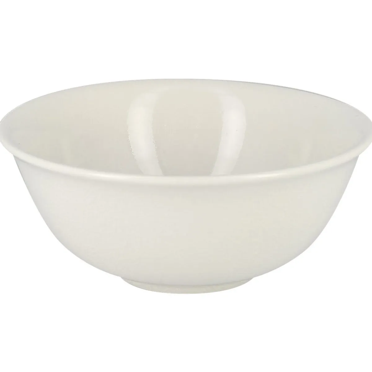 Bol rond blanc porcelaine vitrifiée Ø 16 cm Vintage - RAK
